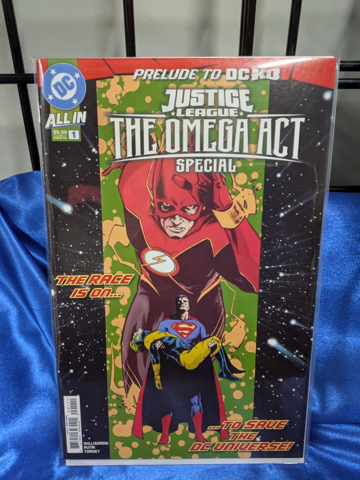 DC Justice League The Omega Act Special #1  Prelude to DC KO. We Combine.