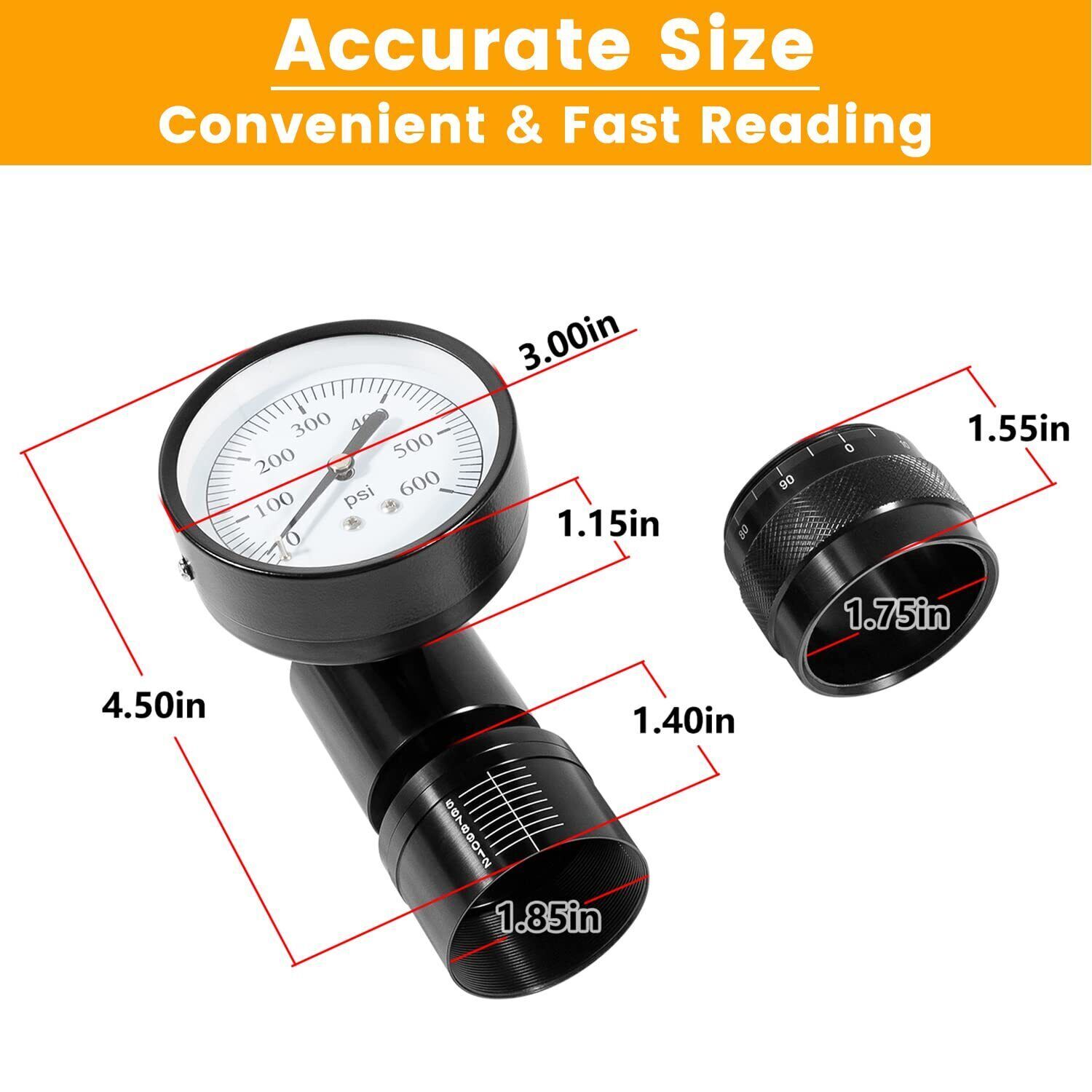 66841 Mini Valve Spring Tester Micrometer Spring Checker for Vise Arbor Press