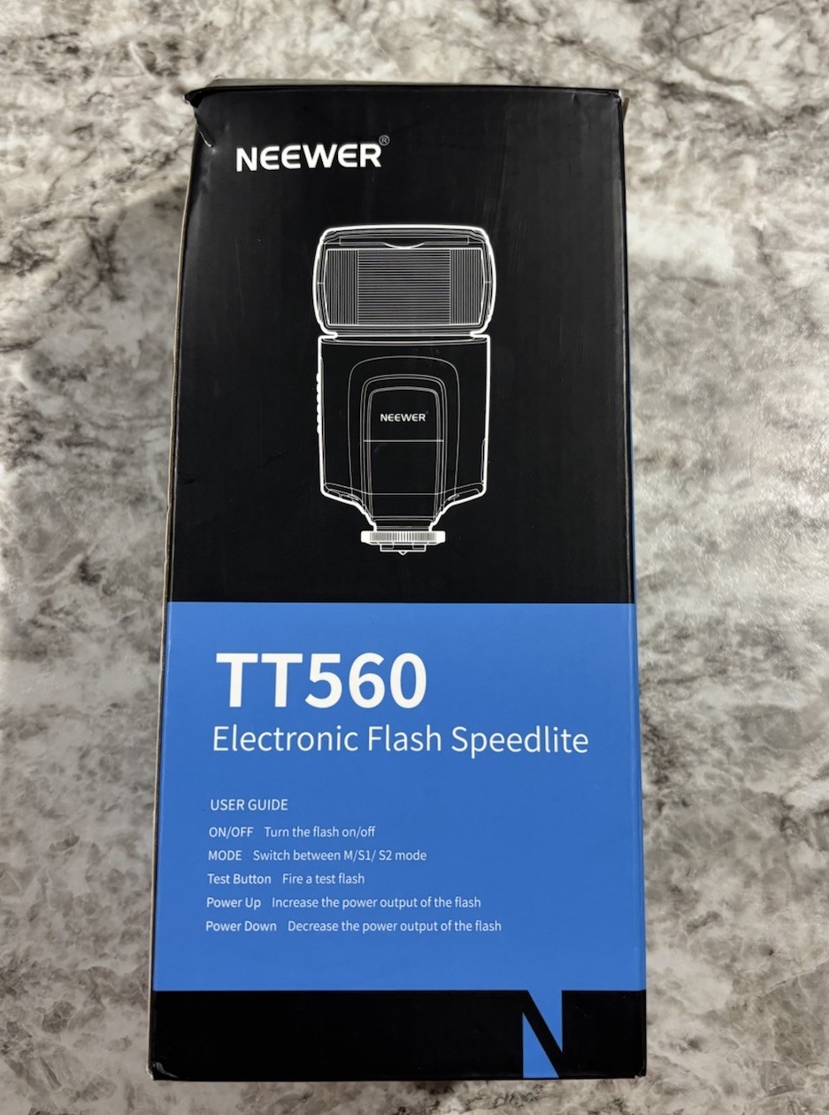 Neewer TT560 Flash Speedlite with Filters for Canon Nikon Panasonic Olympus NEW