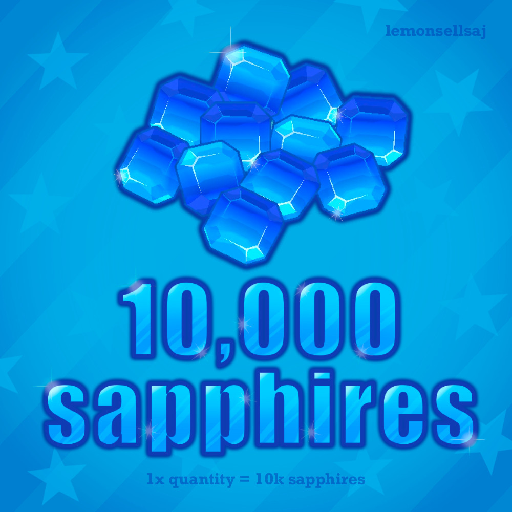 AJPW Sapphires 10K Bundle || READ DESCRIPTION || Animal Jam Play Wild Sapphires