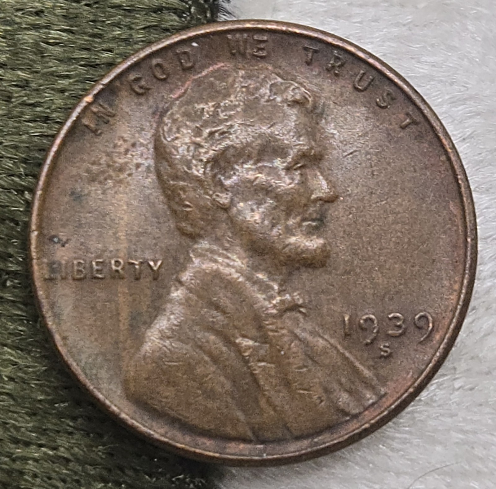 1939 S Lincoln Wheat Cent