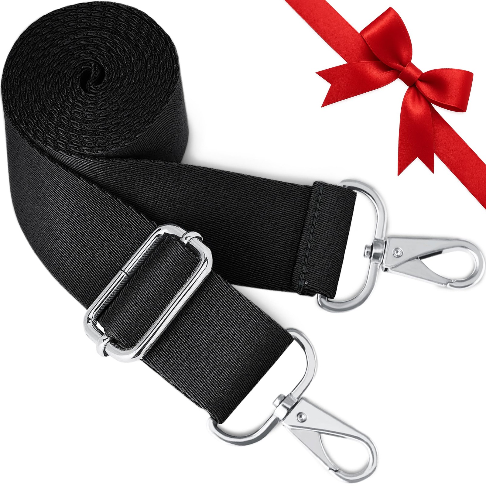 BOACAY Wide Purse Strap Replacement for Crossbody, Adjustable, Sapphire Black