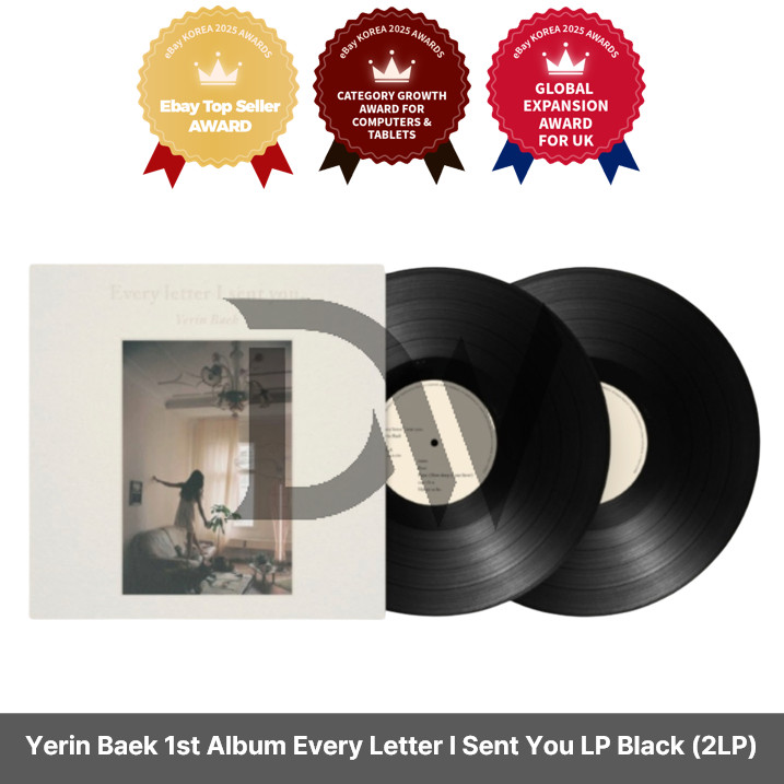 Yerin Baek 1st Album Every Letter I Sent You LP Black (2LP) / Express