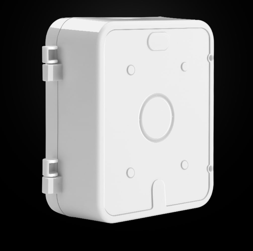 CTXSumTec 2-Pack 4.5" Square Security Camera Junction Box Mouting White
