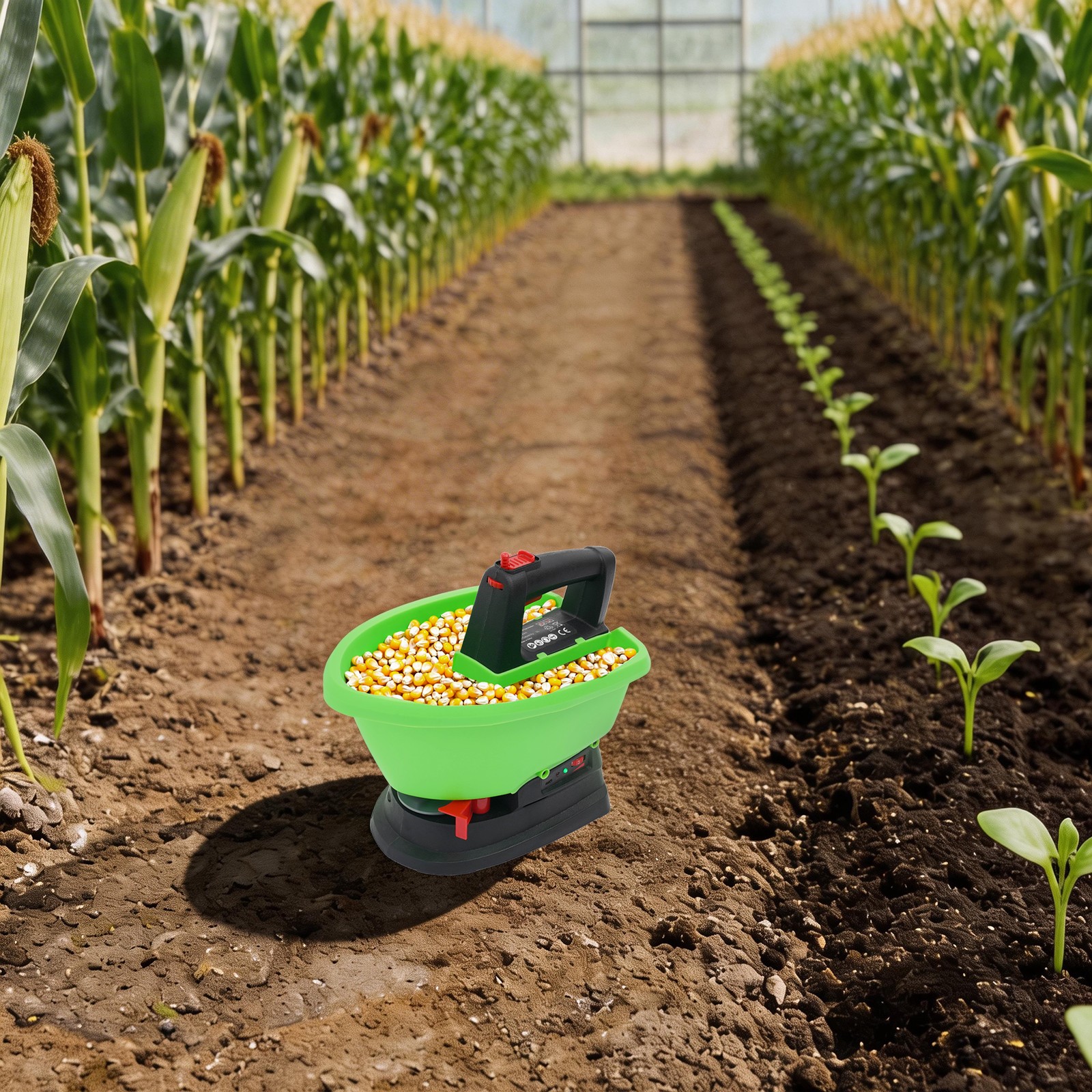 Handheld Power Spreader, Electric Seed Spreader, Electric Fertilizer Spreader