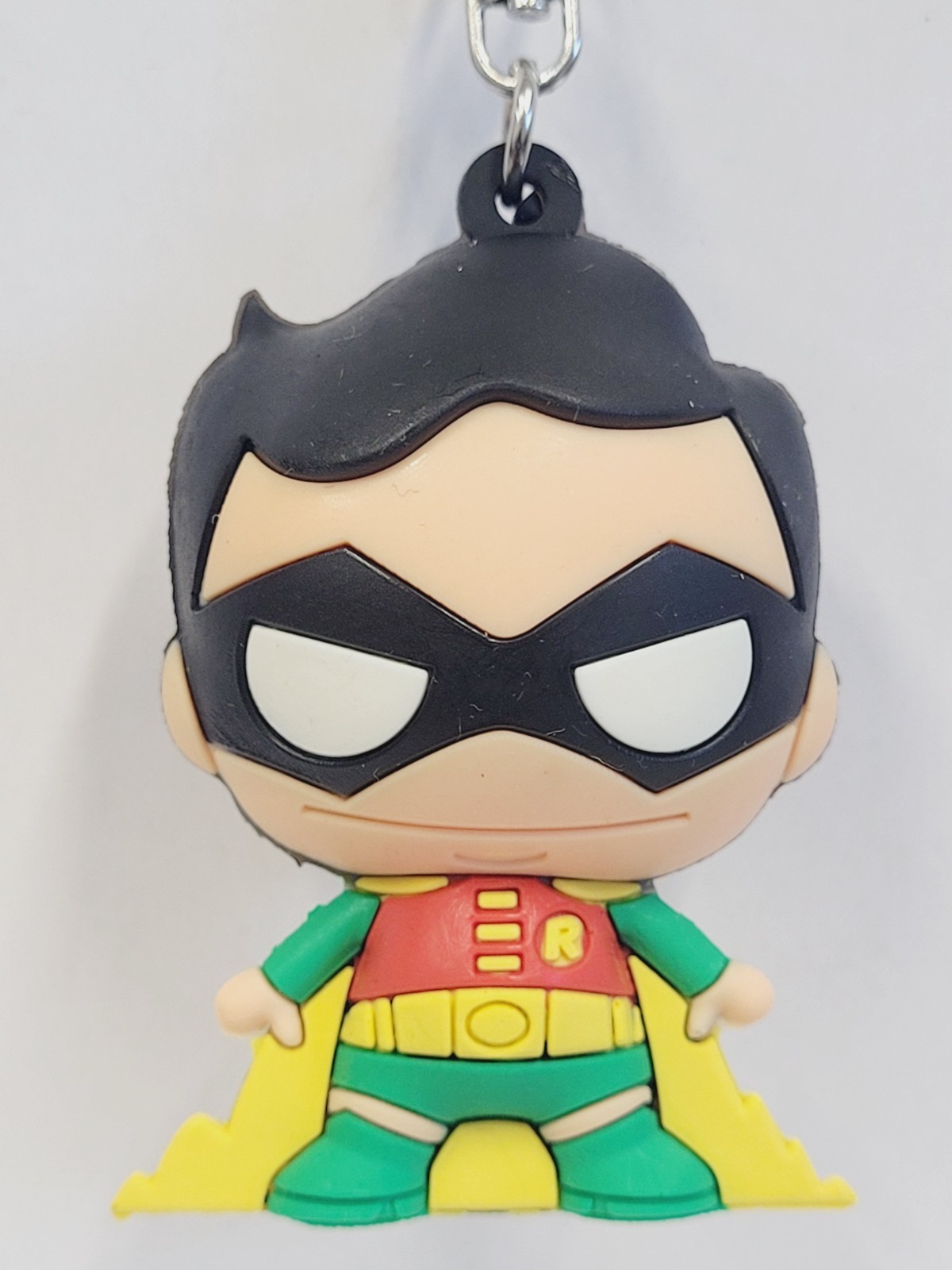 3D Foam Figural Key Chain Clip Monogram Blind Bag DC Comic Smile Batman Robin