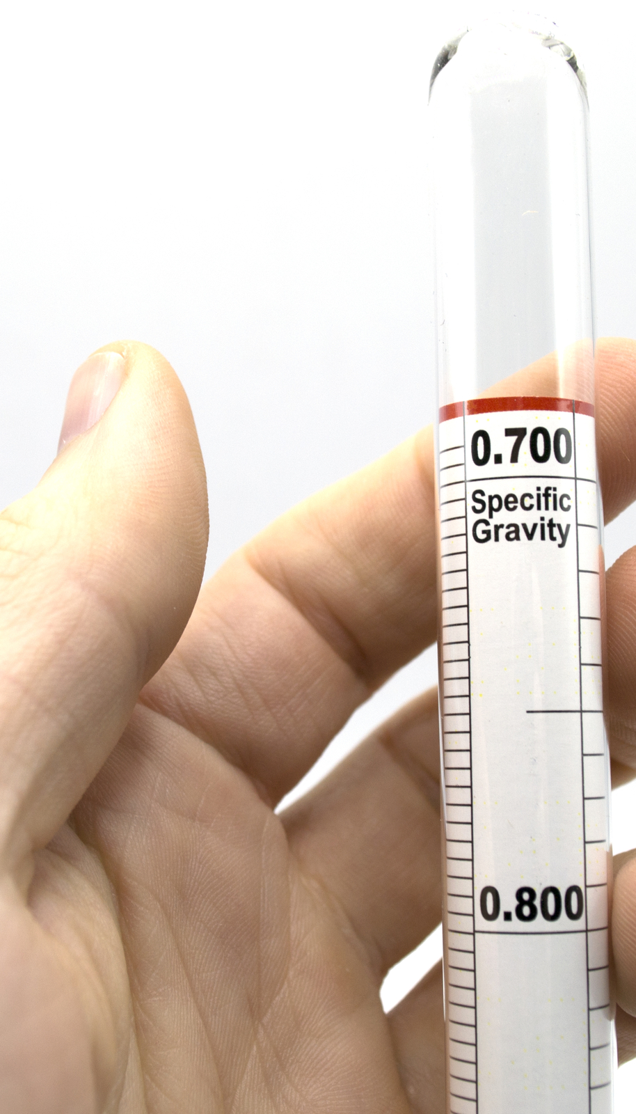 Universal Laboratory Hydrometer in Hard Plastic Case- Measure Specific Gravity