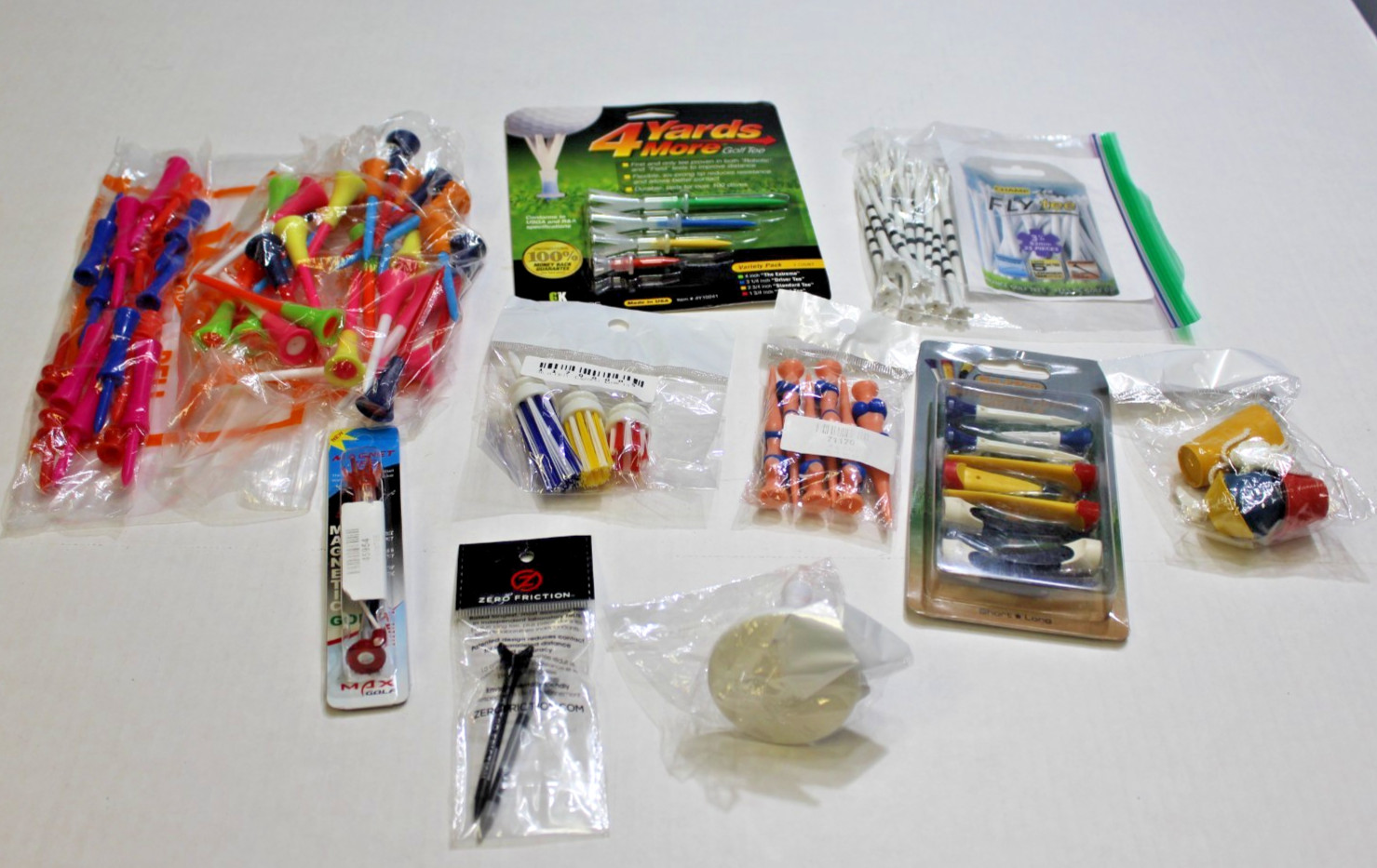 Huge Plastic Novelty Golf Tees swimsuit Champ GreenKeepers GOLFPRO Magnetic Lot