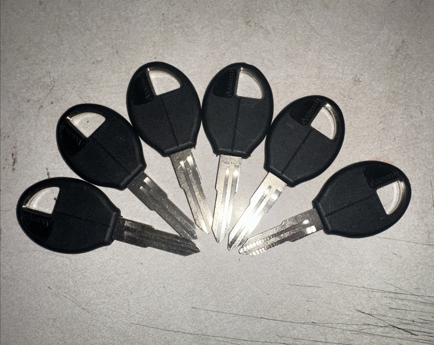 6 Pack DA31P 37R Uncut Blank Keys Fits Nissan/Datsun Made by Axxess+
