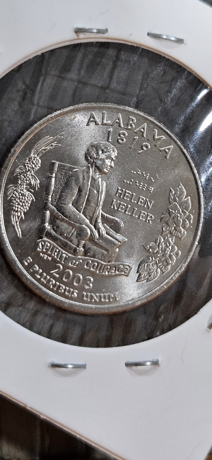 🔥🔥2003 P Hellen Keller Commemorative State Quarter Alabama Error🔥🔥
