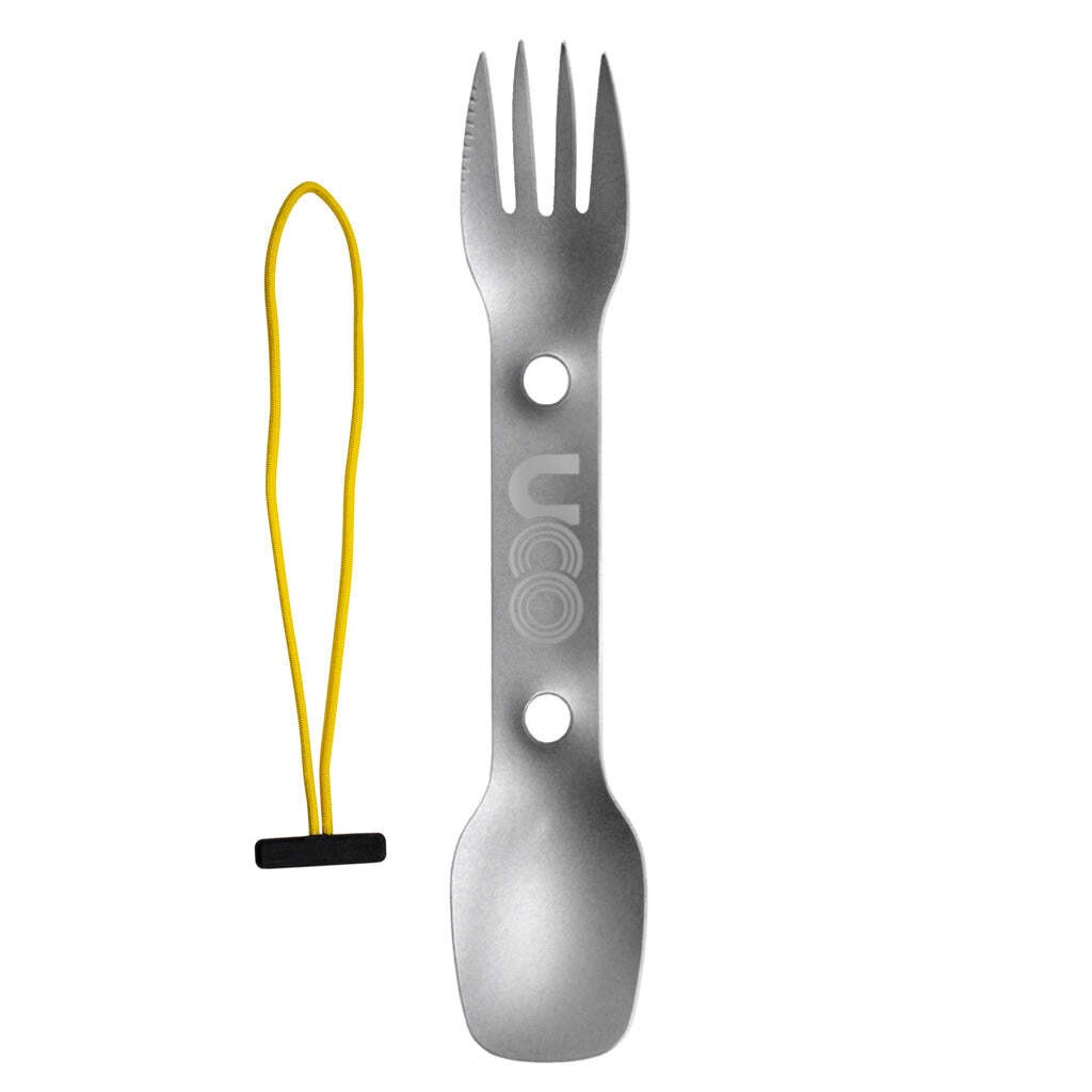 TITANIUM UTILITY SPORK W/ TETHER - UCO - Brand New