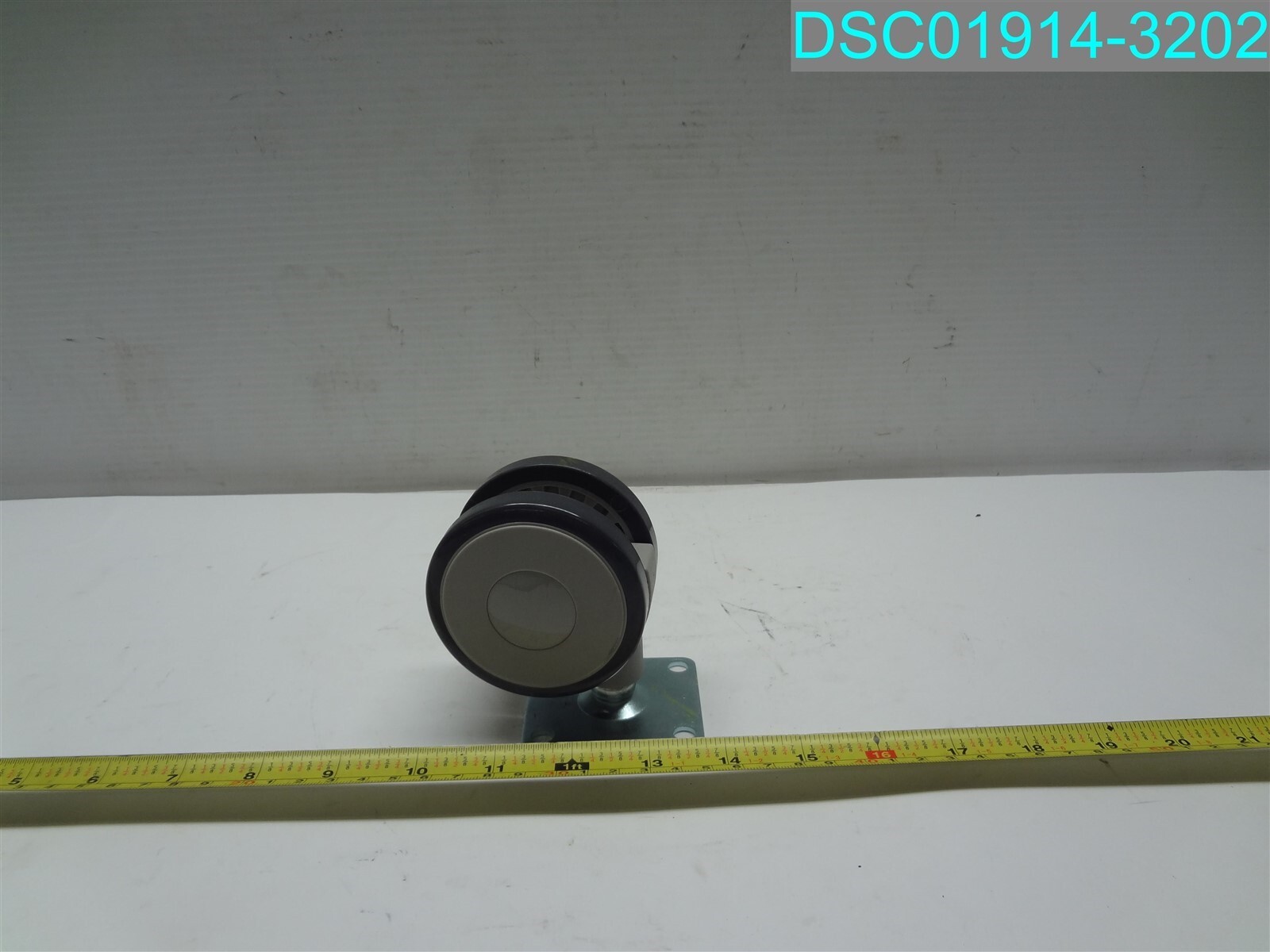 QTY=13: CASTERS WHEELS 3-5/8" H X 3" D X 1-3/4" W PLATE 2-5/8" L X 2-1/8" W