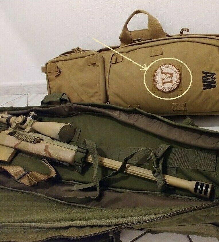 USMC FORCE RECON RANGERS DEATH SNIPER vêlkrö PATCH: .50 SNIPER RIFLE AS-50 LRSR