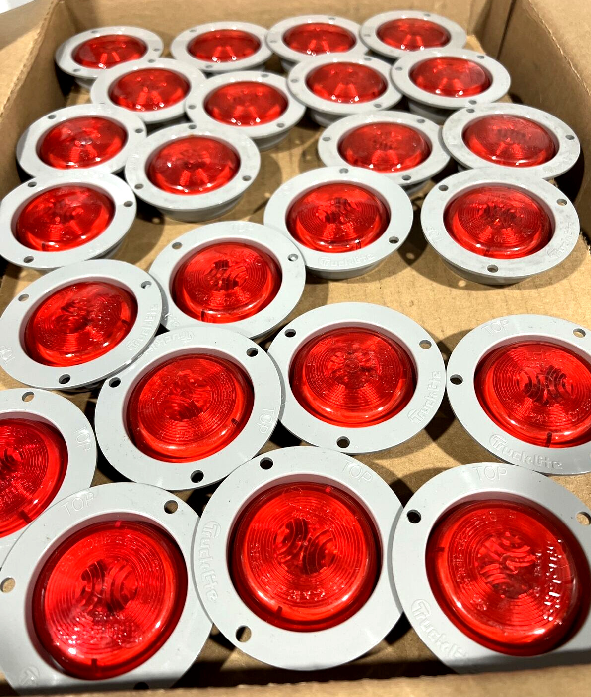 Truck-Lite 30221R-UB Model 30 Marker Light Red 2" Clearance Light (10-Pack)