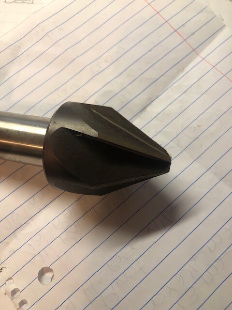 1-3/4" HSS 6F Chatterless Countersink - 60°