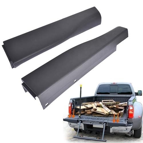 Black Rear Flex Step Tailgate Molding Trim Cap Replacement for 2010-2016 F250