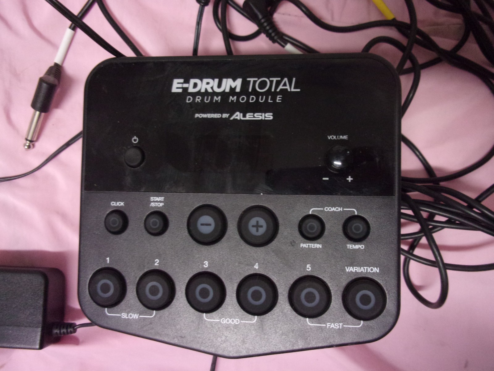 Alesis Module Electronic E-Drum Total 1/4" input w/ Wiring Harness + Power Suppy