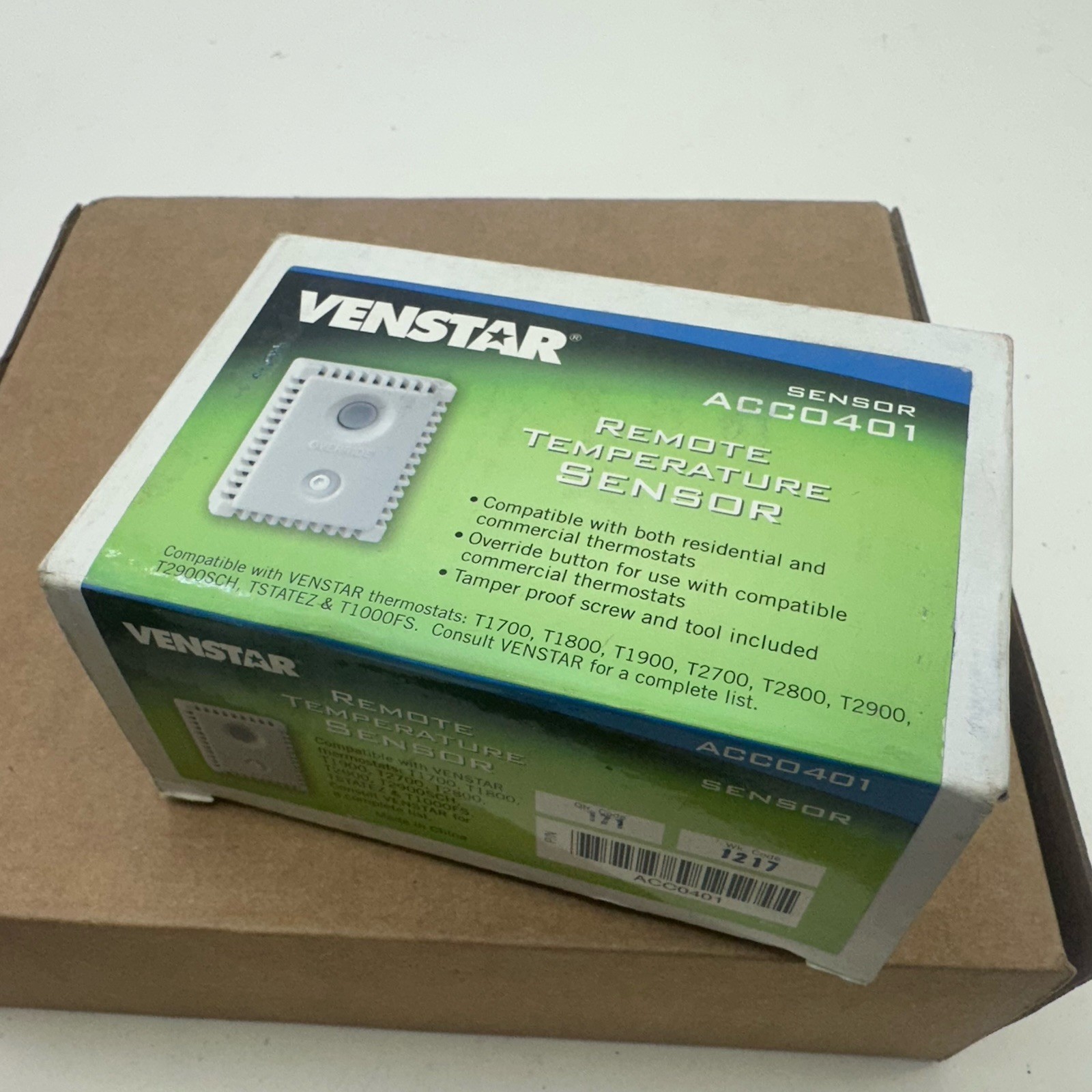 Venstar ACC0401 Remote Sensor Temperature Sensor New open box