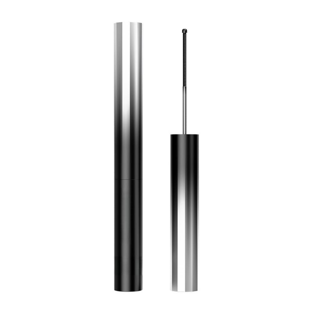 Waterproof Iron Wand Mascara for Fine Short Eyelashes, Black, Metal Wand, Smudge