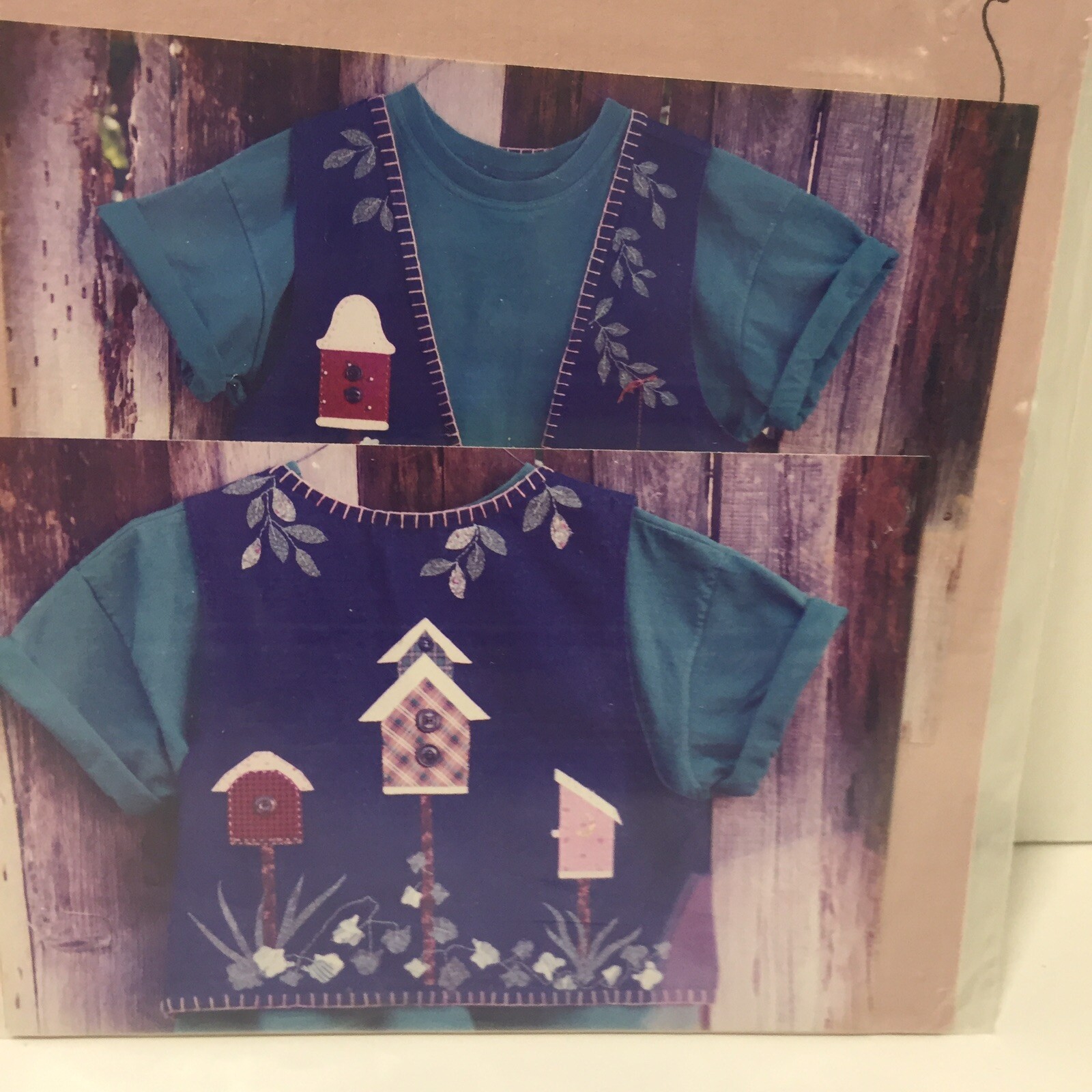 Cheep Housing Bird House Applique Pattern Bits & Pieces by Joan