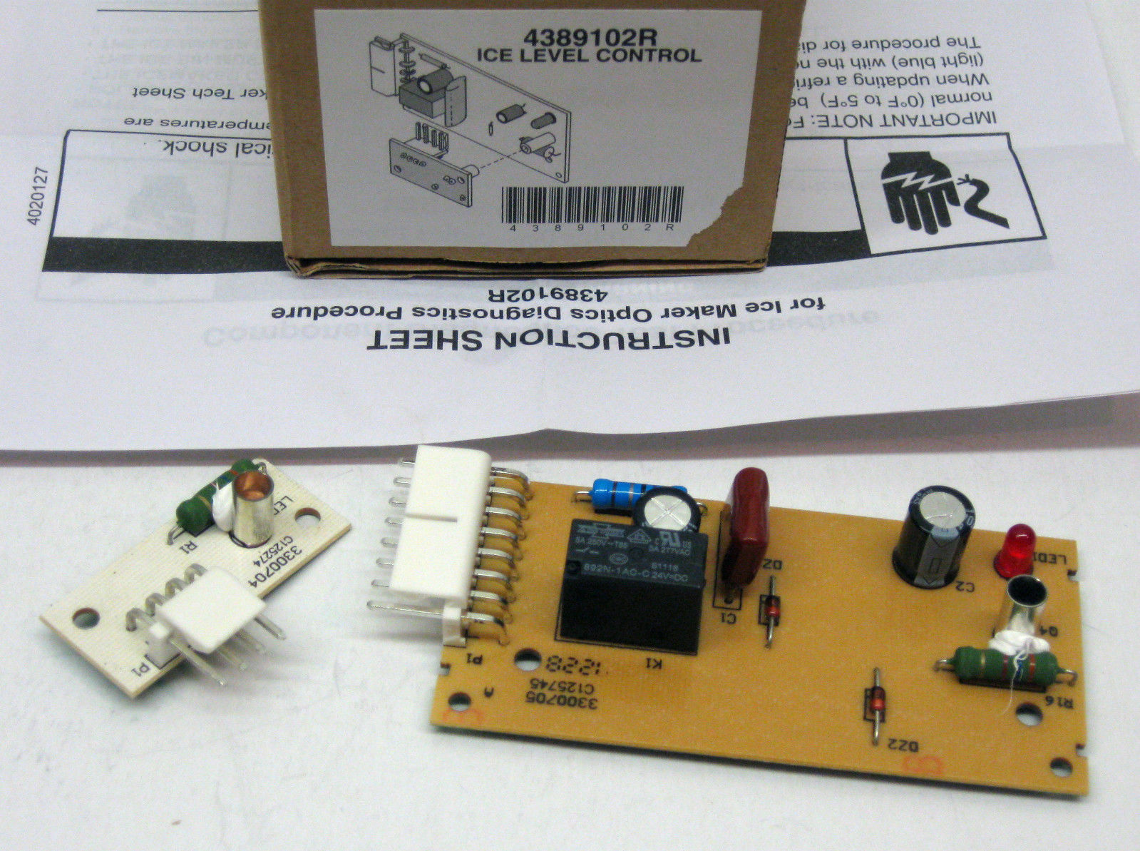 Supco 4389102 Refrigerator Icemaker Emitter Sensor Control Board for Whirlpool