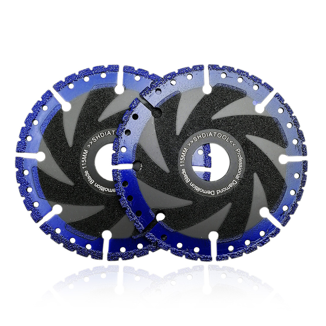 2pc Diamond Cutting Wheel 4.5'' All Purpose Saw Blade for Cast Iron Metal Cutter