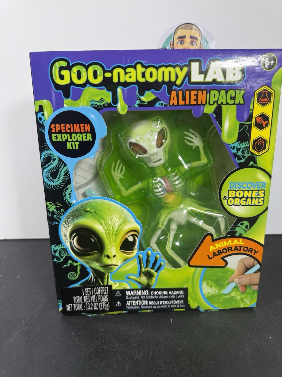 ORB Goo-natomy LAB Alien Pack Specimen Explorer Kit Educational Toy 6+