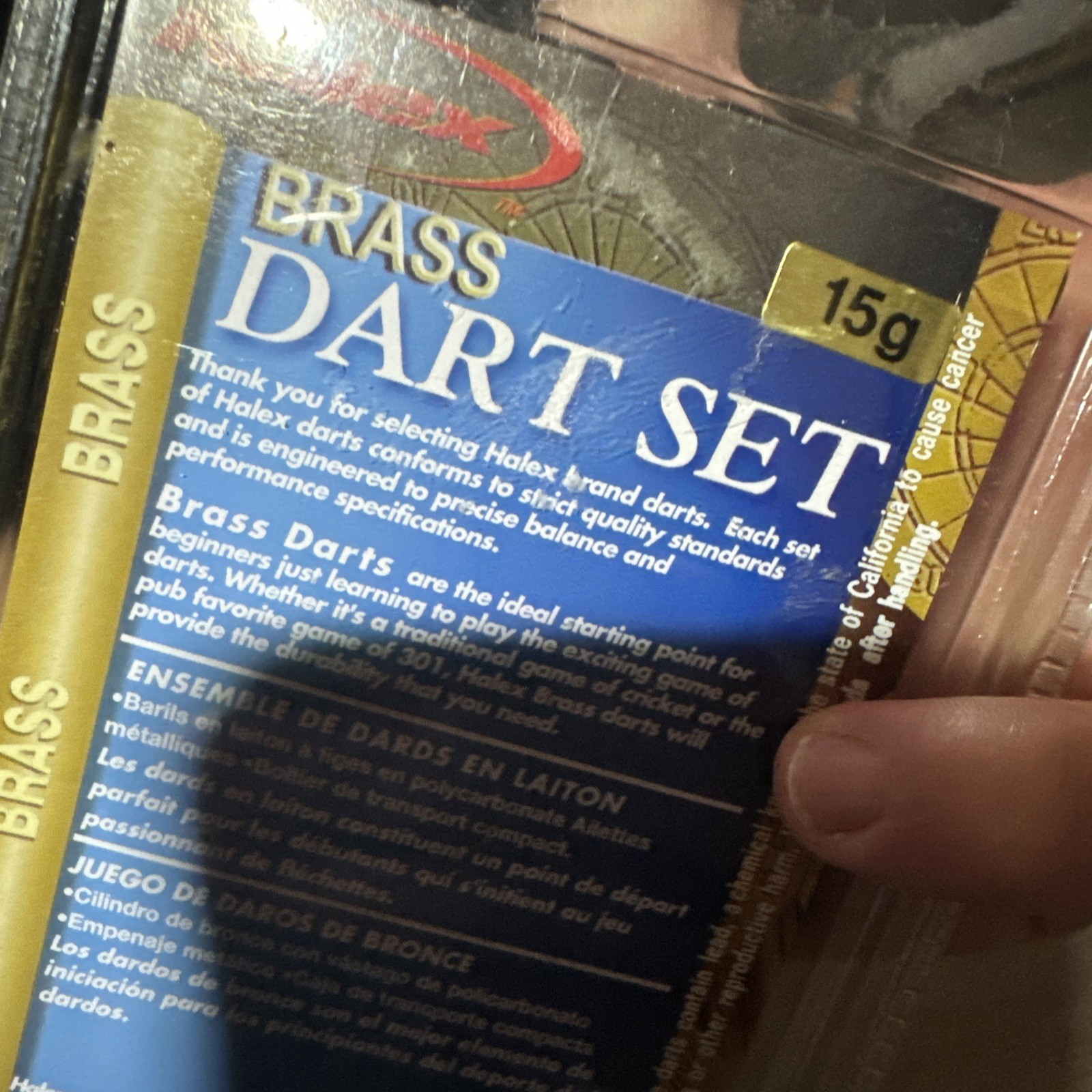 Halex Brass 15 Grams Brass Soft Tip Darts w/ Carrying Case