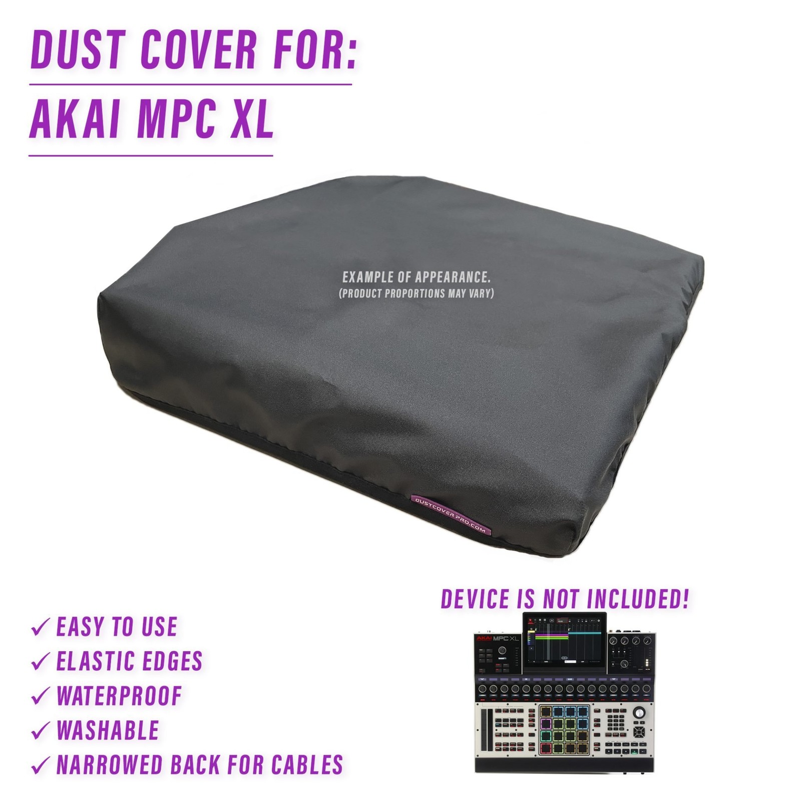 DUST COVER for Akai MPC XL