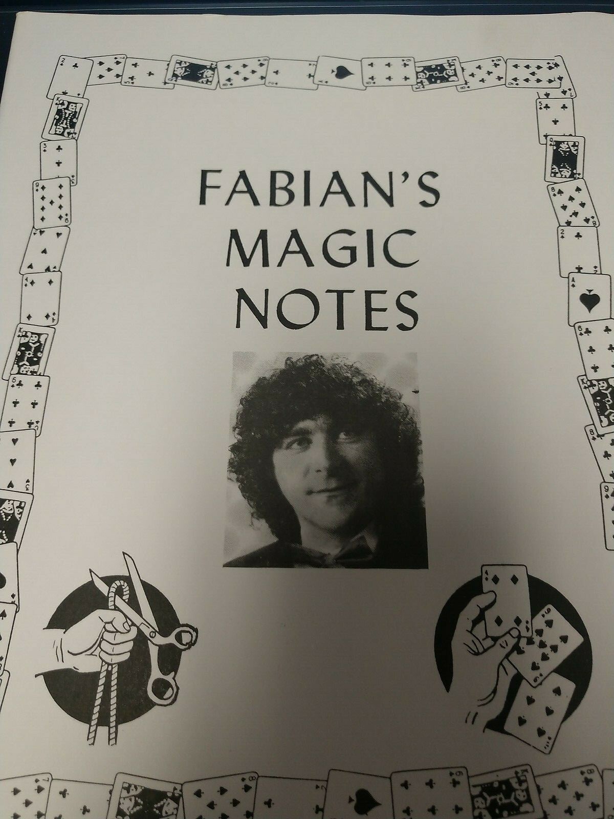Aldo Colombini Vintage Fabian's Magic Notes Aldo Colombini Early Years Book