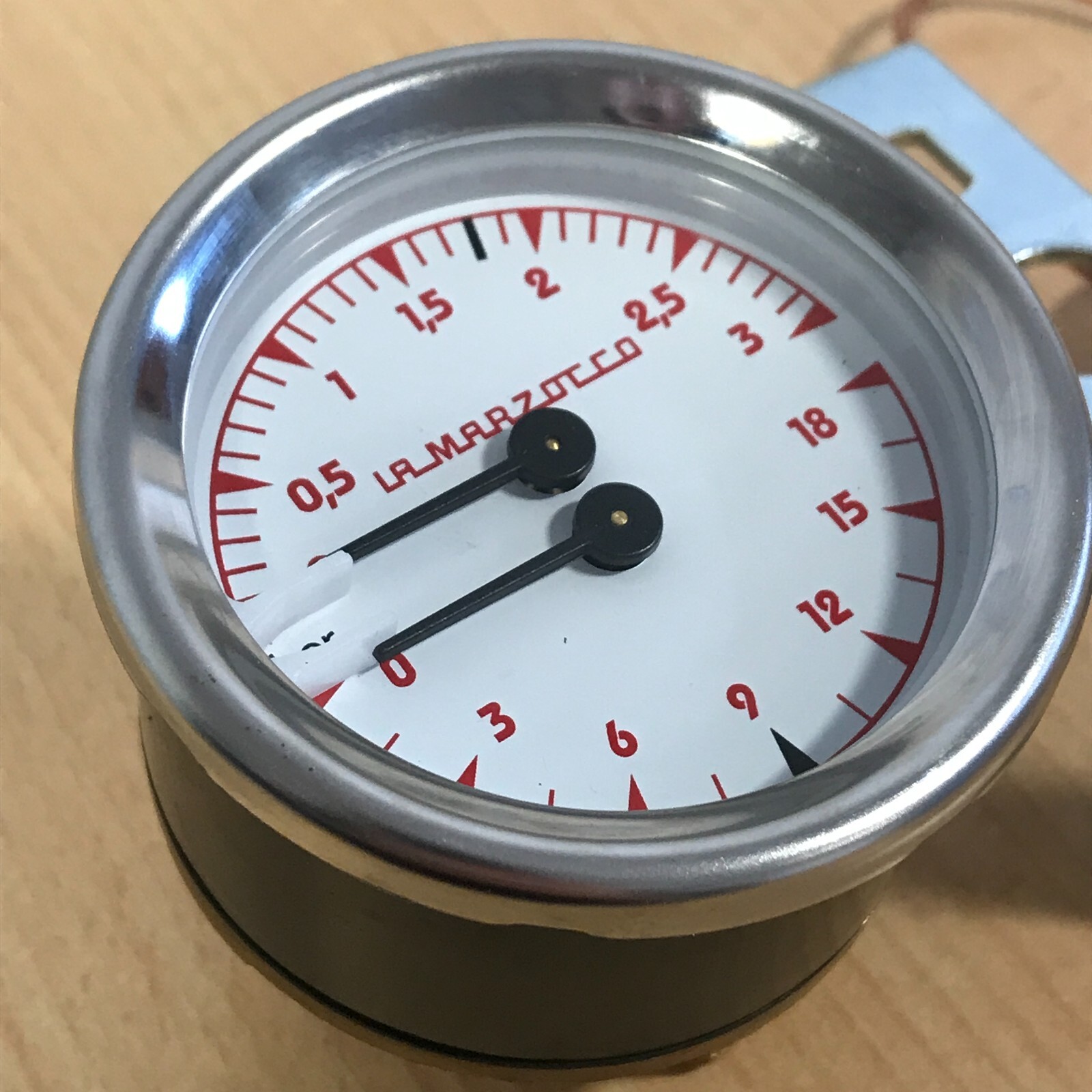 La Marzocco Genuine OEM ø 60mm Dual Scale Boiler / Brew Pressure Gauge (L280.R)