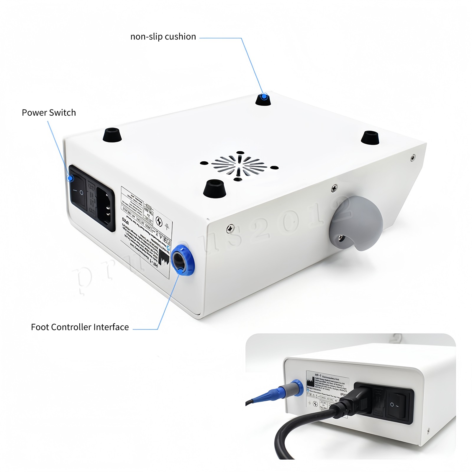 Electro Electrosurgery Unit Machine High Frequency Electric 9pcs Tips Dental
