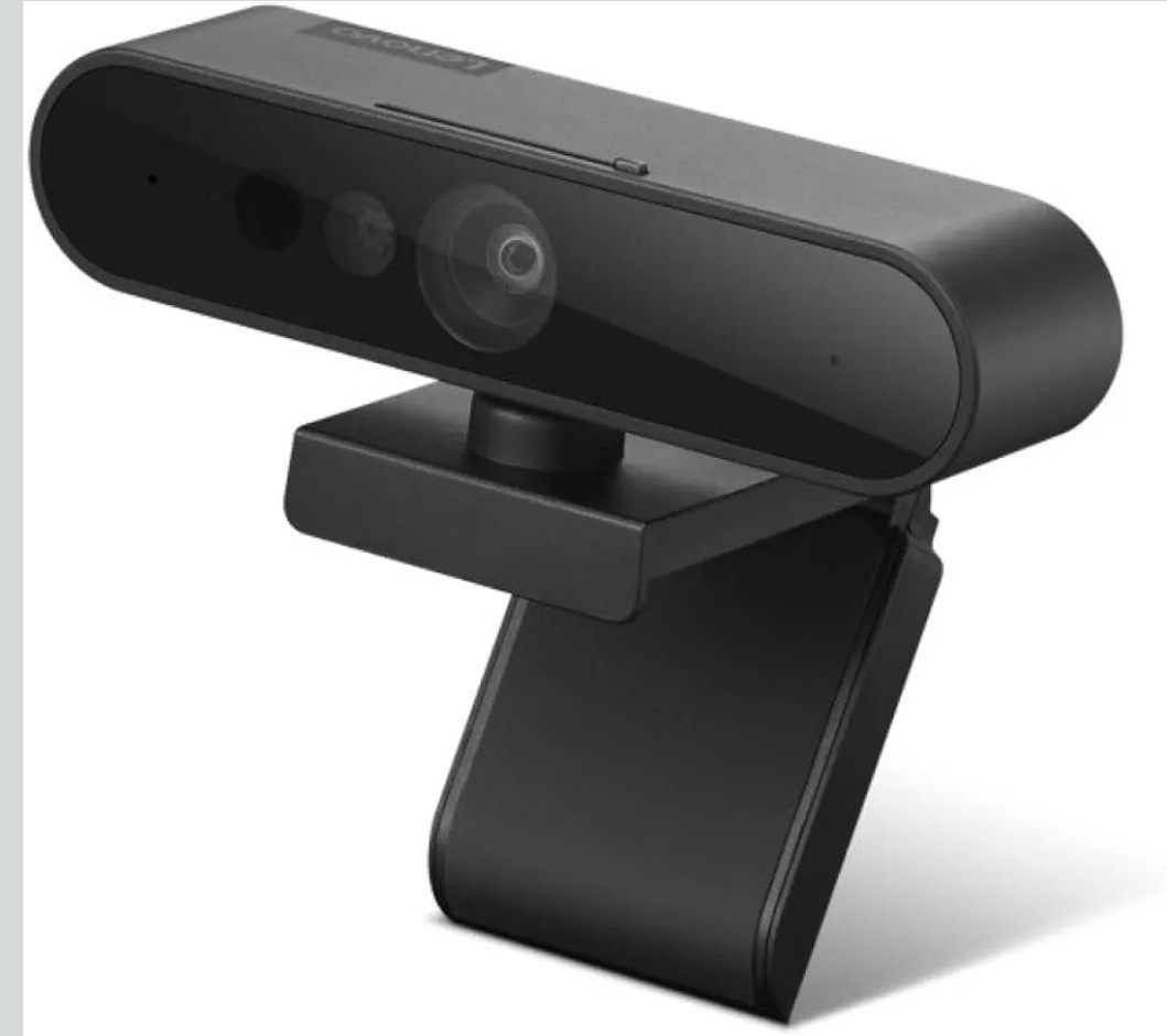 Lenovo HD 1080p Webcam (510 FHD) 4X Digital Zoom, 95° Wide Angle, 360° Rotation
