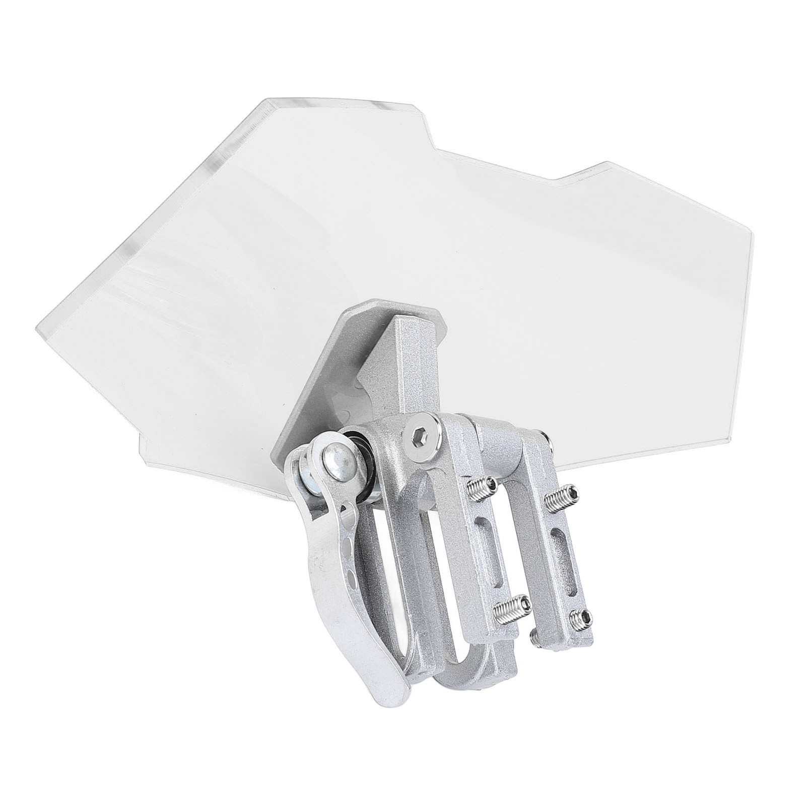 Motorcycle Acrylic Heightened Adjustable Clip On Wind Deflector HYPD