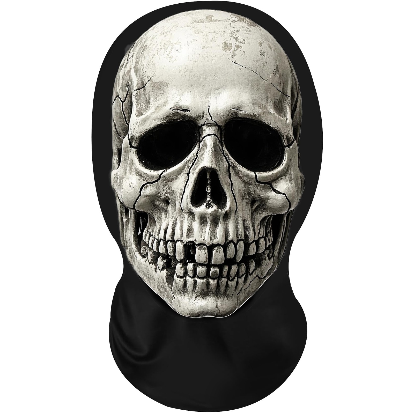 Skull Mask Print Spandex Veil Headscarf for Costume One Size,
