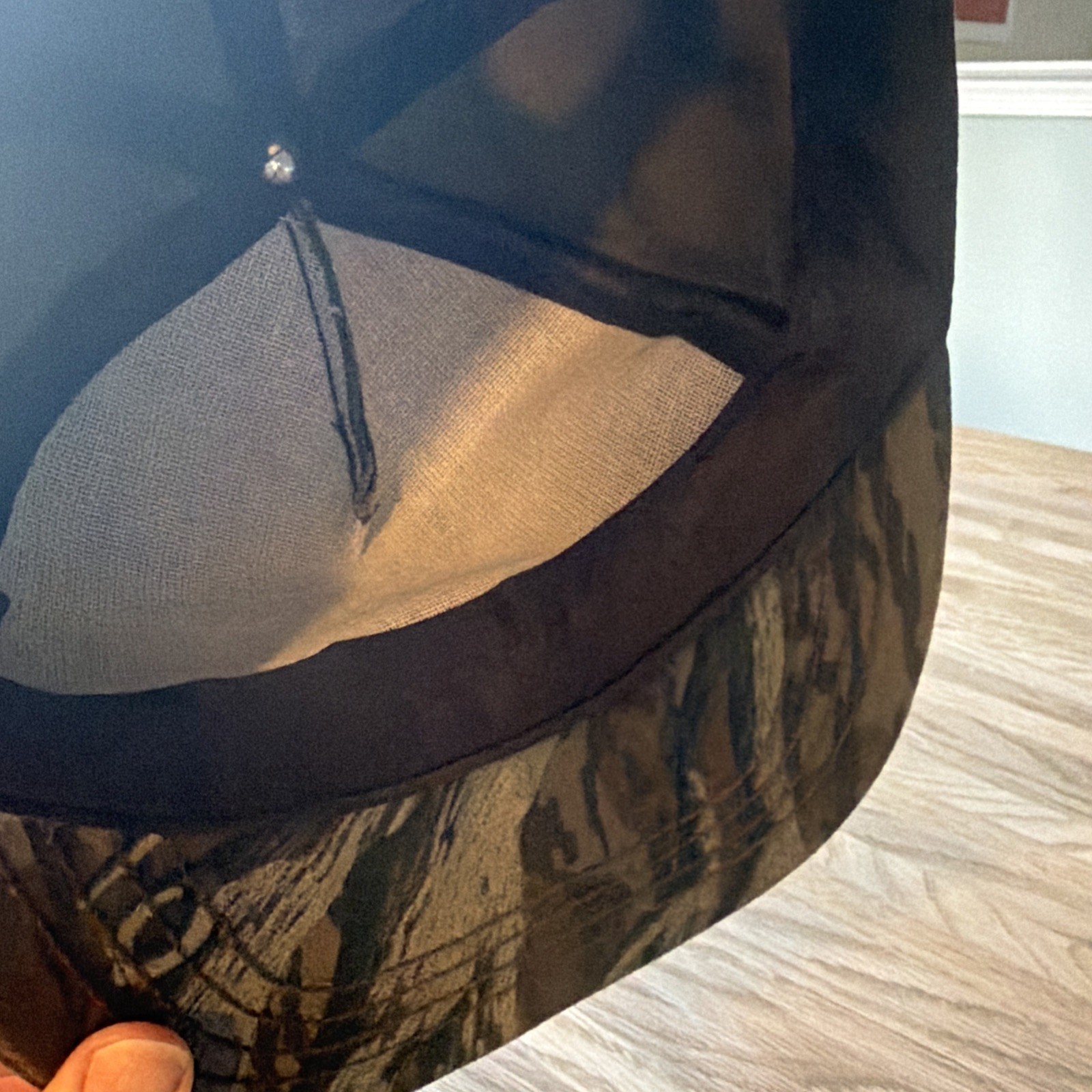 Vintage Mossy Oak Fall Foliage Gander Mountain Camo Snapback Hat Cap Made USA