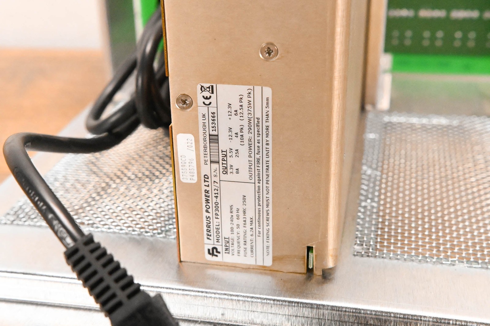 Solid State Logic C300 HD Power Distribution Assembly w/Ferrus Power PSU CG01U0E