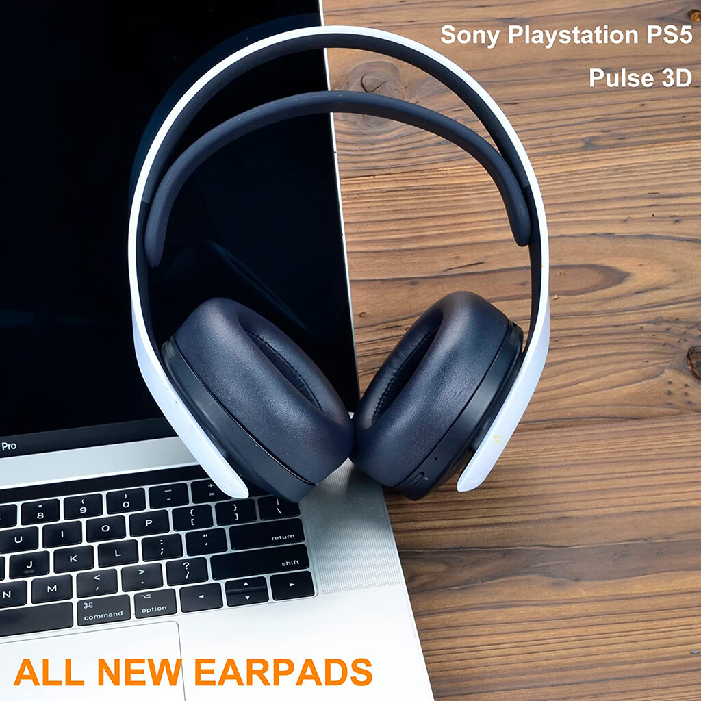 2x Replacement Soft Foam Ear Pads Cushion For Sony PS5 Pulse 3D Wireless Headset