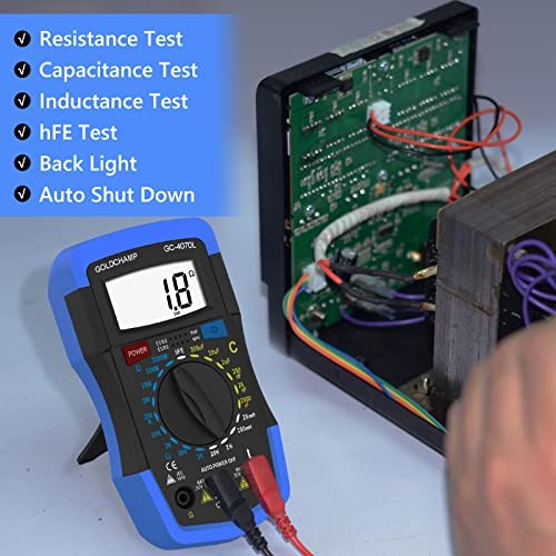 Capacitor Tester000pF~00uF00~000M0 0hm Multimeter | Capacitance Meter, 2