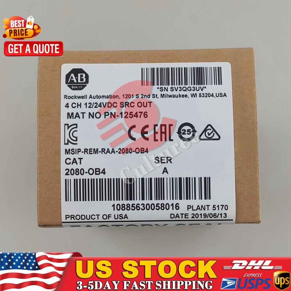 2080-OB4 AB Micro800 4 Point Source Output Spot Goods Brand New in Box!
