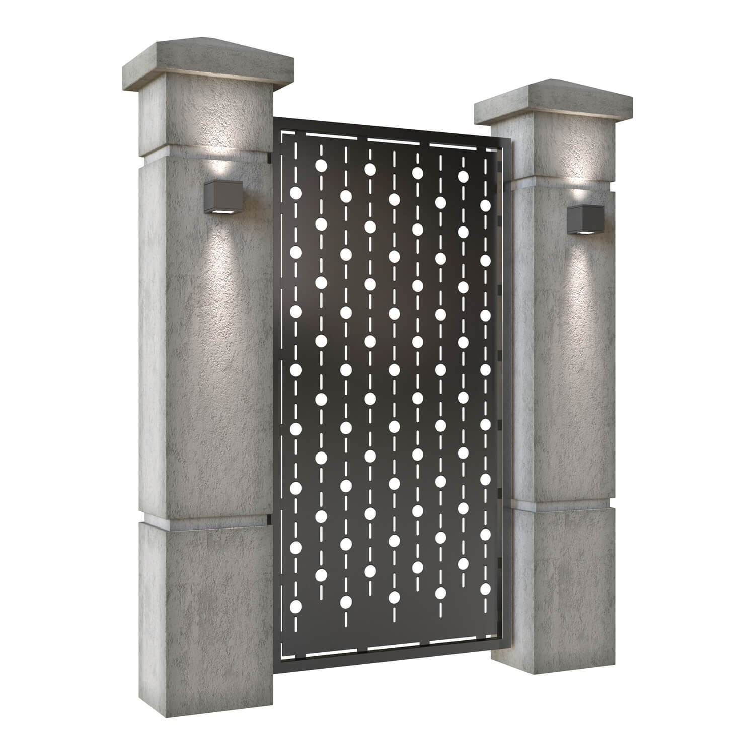 Gorgeous Custom Handcrafted Metal Entry Gate