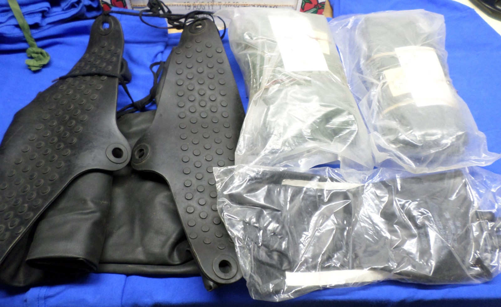 Lot of USGI Chemical Suit Items - Smock, Trousers, Gloves, Footwear Covers