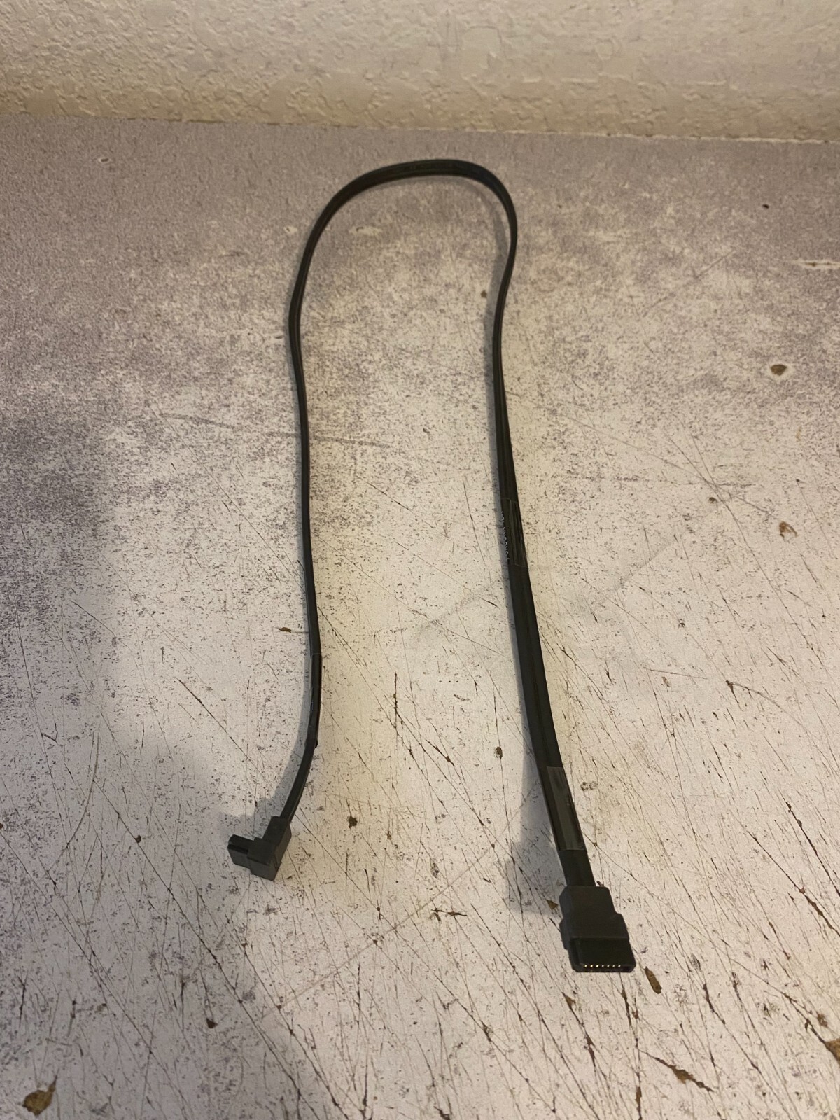 HP OEM 24" SATA Cable One Right Angle Connector 611894-017 Quick Ship