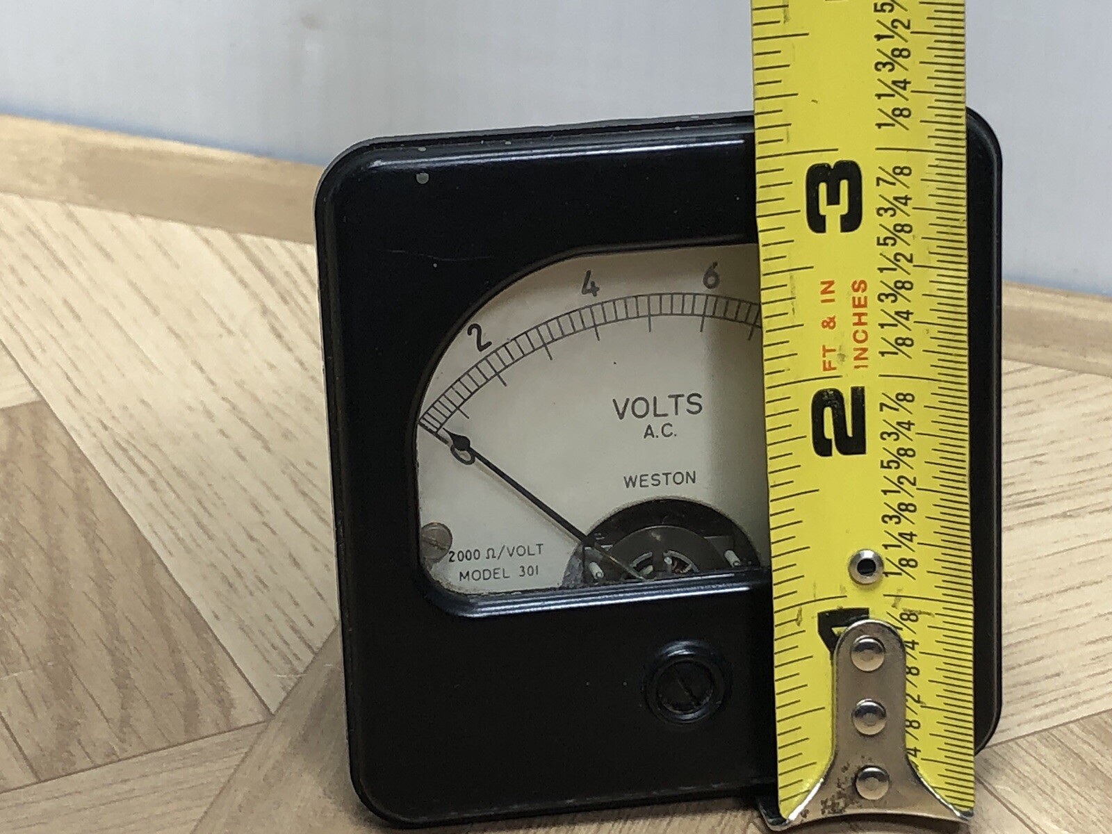 VTG Weston Model 301 AC Volts 0-10 Rectifier Type 2000 Ohms / Volts 454