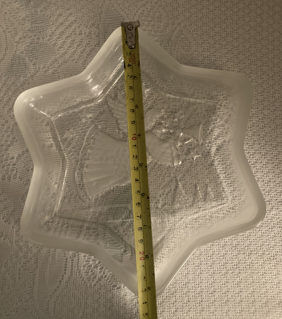 holiday crystal cut glass