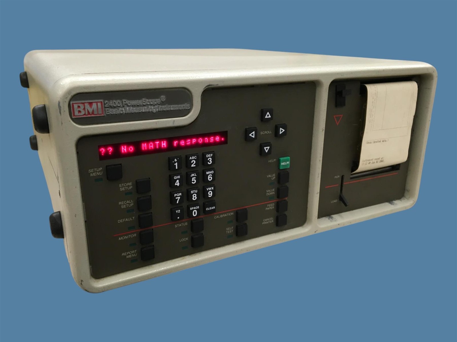 BMI 2400 PowerScope Precision Calibrator/Powerline Disturbance Analyzer/Recorder