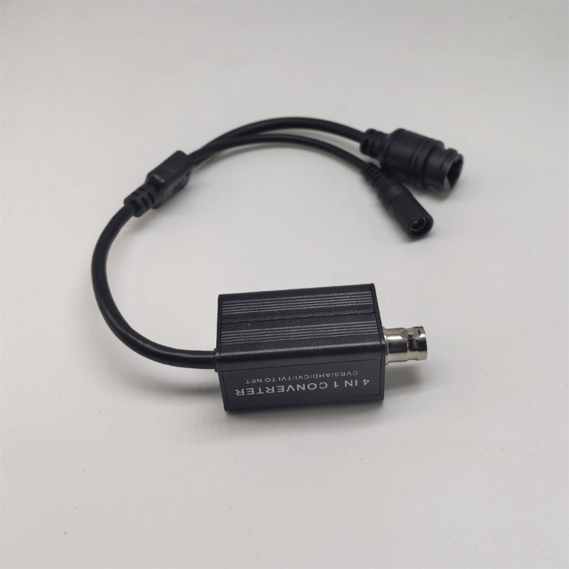 Adapter Transforming CCTV Analog Inputs to Networking Out for Security Camera