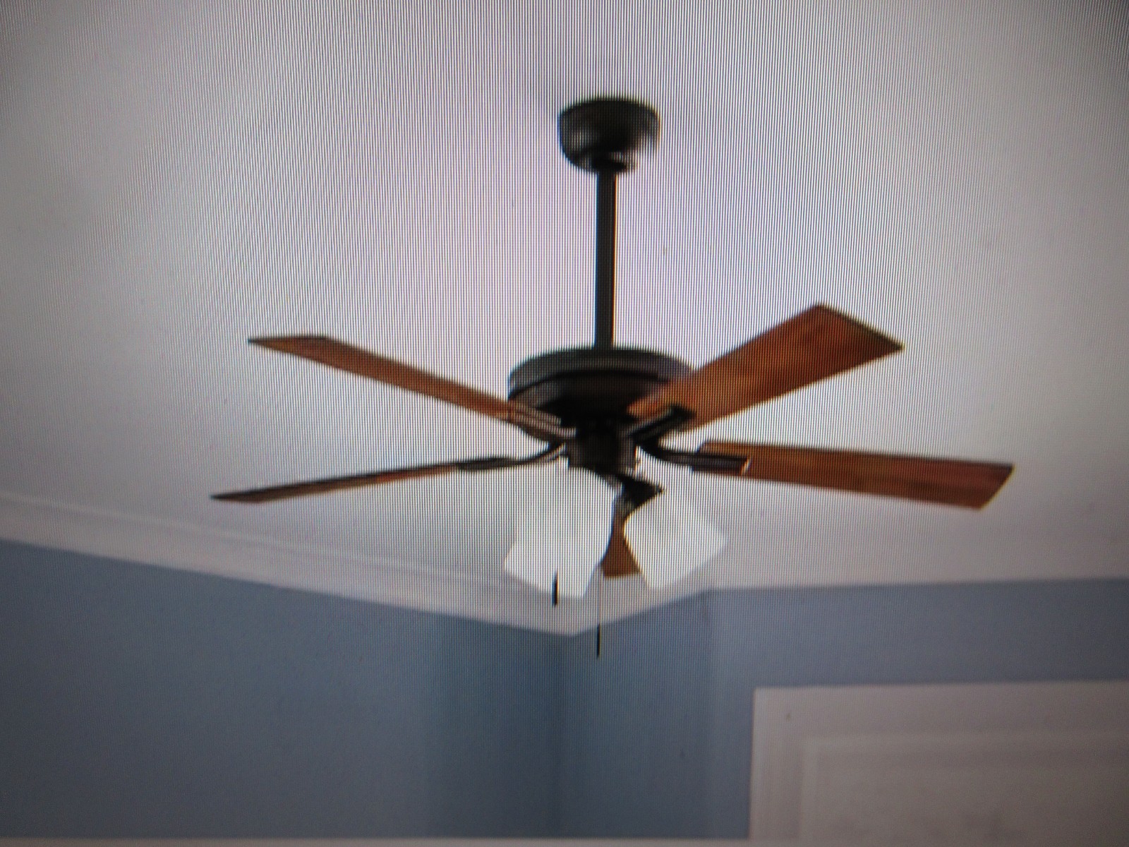 Hampton Bay Sinclair II 44 in. Indoor Oil Rubbed Bronze LED Ceiling Fan w Light
