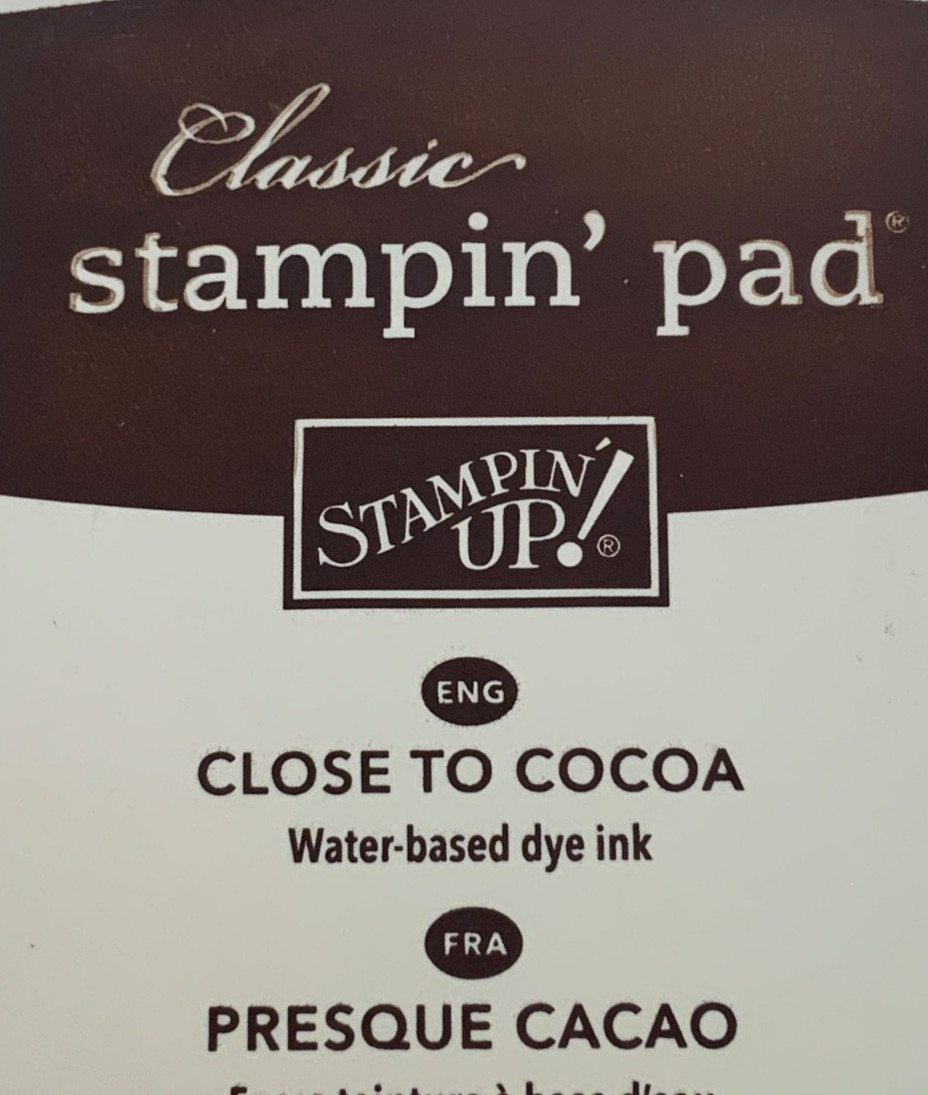 Stampin Up Ink Pad CLOSE TO COCOA 2009 Retired Classic Case AS IS FLAW