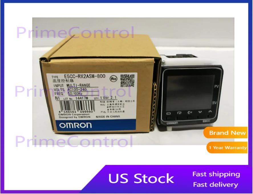 NEW Omron Temperature Controller E5CC-RX2ASM-800 100-240 VAC US Free TAX